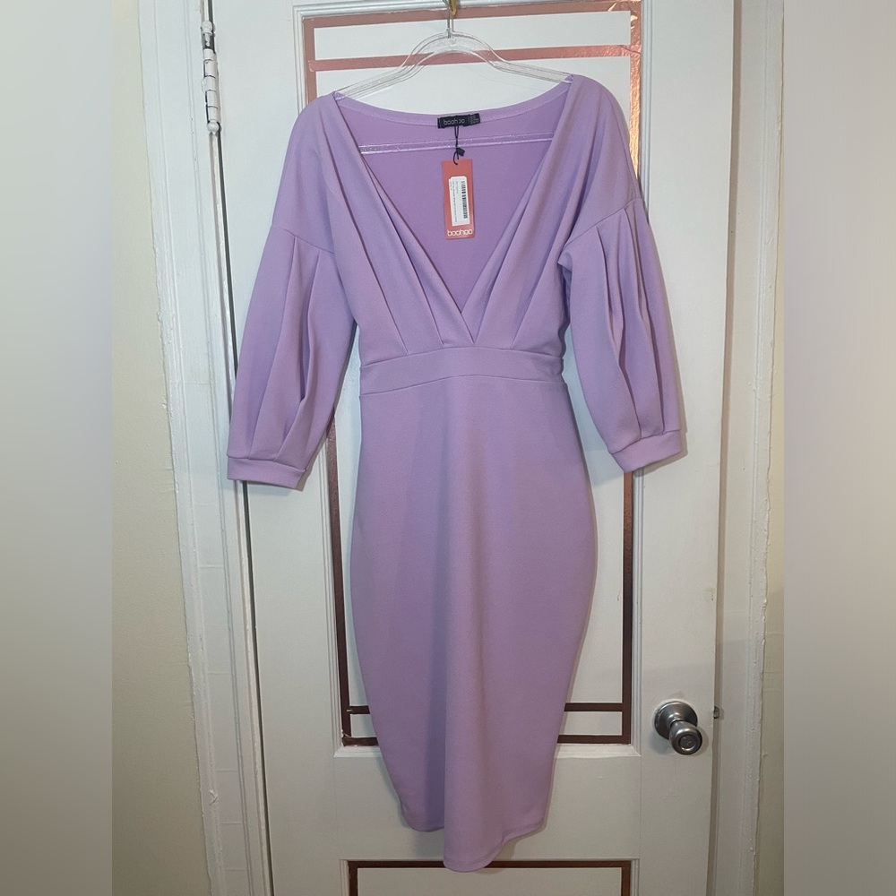 Boohoo Lilac Dress